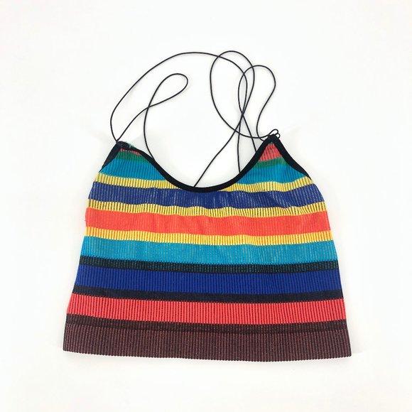 Urban Outfitters Other - Out From Under Urban Outfitters Striped Long Line Bralette Small